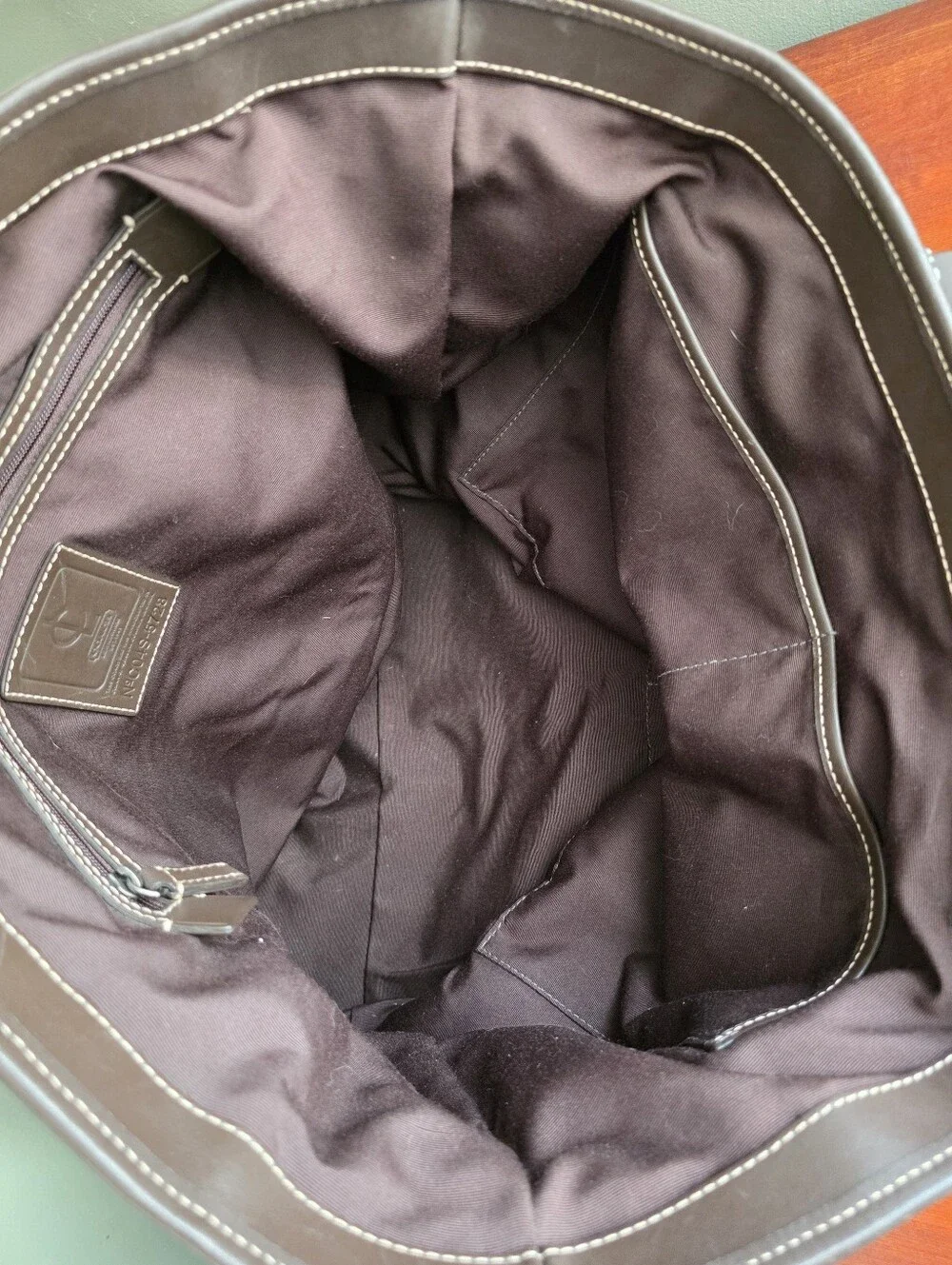 Coach Leatherware 5728 Vintage Orange Nubuck Leather Work Travel Tote Bag 2004